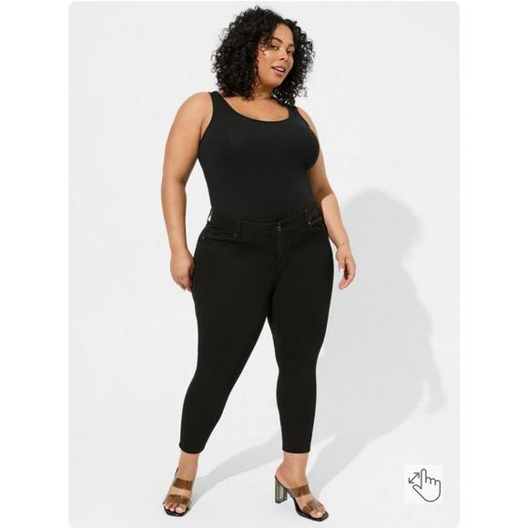 Torrid Bombshell Skinny Premium Stretch High Rise Jean Sz 14R - Picture 1 of 5